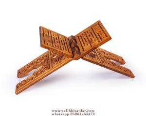 Orta Boy Selçuklu Oymalı Ahşap Rahle