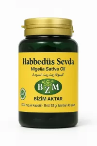 Çörek Otu Yağı  Kapsülü | Habbedüs Sevda 1 Adet