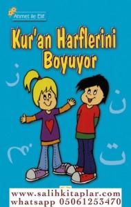 Ahmet İle Elif Kur'an Harflerini Boyuyor Ahmet İle Elif Kur'an Harflerini Boyuyor