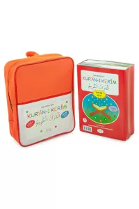 Çocuklar İçin Kuranı Kerim Seti 30 Cüz Takım ÇANTALI - ücretsiz kargo ptt kargodur