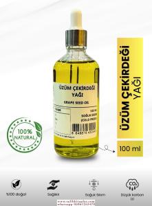 Bitkisel %100 Doğal Üzüm Çekirdeği Yağı Bitkisel Yağlar 100 ml