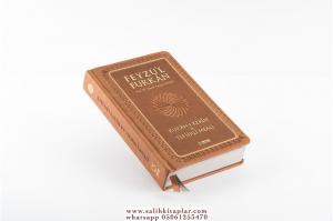 Feyzül Furkan Kurânı Kerîm ve Tefsirli Meali  (Büyük Boy - Mushaf ve Meal - Ciltli) Feyzül Furkan Kurânı Kerîm ve Tefsirli Meali  (Büyük Boy - Mushaf ve Meal - Ciltli)