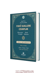 Fıkhi Suallere Cevaplar 10. Cilt Fıkhi Suallere Cevaplar 10. Cilt