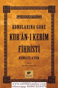 Konularına Göre Kuranı Kerim Fihristi