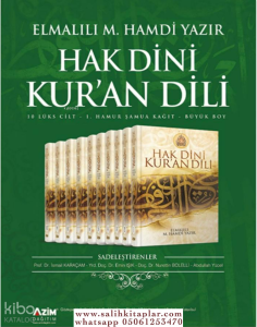 Hak Dini Kuran Dili Türkçe Tefsir Elmalılı Tefsiri 10 Cilt