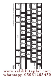 Arapça Sticker Klavye (Beyaz Pc)