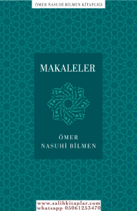 Ömer Nasuhi Bilmen - Makaleler Ömer Nasuhi Bilmen - Makaleler