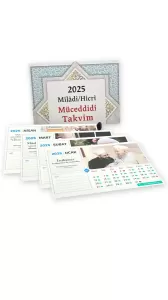 2025 Miladi Hicri Müceddidi Takvim - MASA ÜSTÜ TAKVİM 2025 Miladi Hicri Müceddidi Takvim - MASA ÜSTÜ TAKVİM