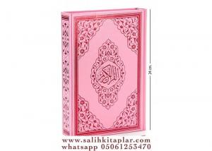 RENKLİ MÜHÜRLÜ KURAN-I KERİM - ORTA BOY PEMBE