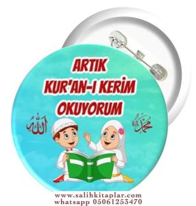 Rozet 01 - Artık Kur'an-ı Kerim Okuyorum Rozet 01 - Artık Kur'an-ı Kerim Okuyorum