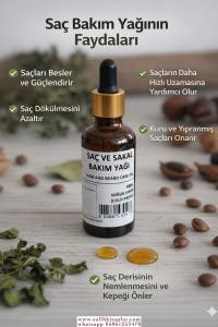 Saç ve Sakal Bakım YAĞI 50 gr