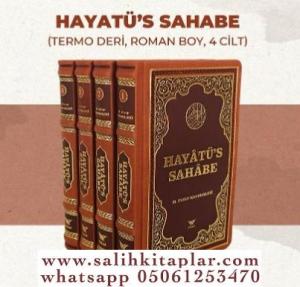 Hayatüs Sahabe 4 Cilt Takım Termo Deri Hayatüs Sahabe 4 Cilt Takım Termo Deri