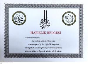 HAFIZLIK BELGESİ