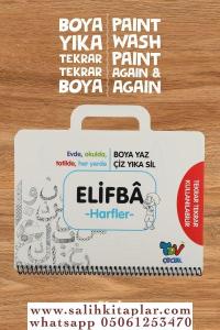 Yıkanabilir Elifba Harfler Çanta Kitap