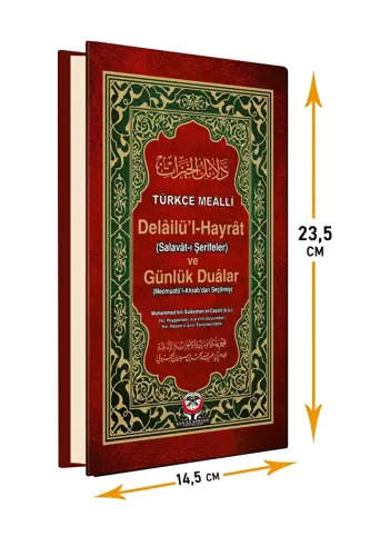 Türkçe Mealli Delailül hayrat Ve Günlük Dualar Orta boy