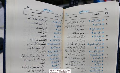 Kelimatül Kuran Tefsir ve Beyan cep boy - كلمات القرآن تفسير وبيان-كلم