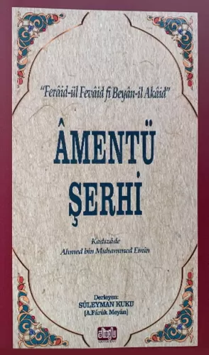 Amentü Şerhi Feraidül Fevaid