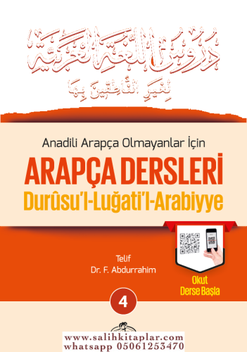Arapça Dersleri Durusul Luğatil Arabiyye 4  KARE KODLU YENİ BASIM