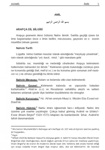 Arapça Dilbilgisi Nahiv Zeynep Atay Zeynep Atay