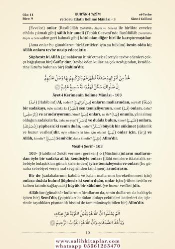 Kuranı Azim ve Tefsirli Meal 6 Cilt - KELİME MANALI TAKIM Mahmud Ustao