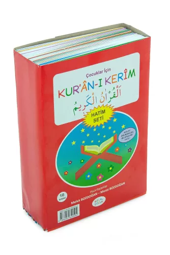 Çocuklar İçin Kuranı Kerim Seti 30 Cüz Takım ÇANTALI - ücretsiz kargo 