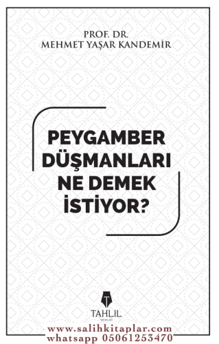 Peygamber düşmanları ne demek istiyor? Mehmet Yaşar Kandemir