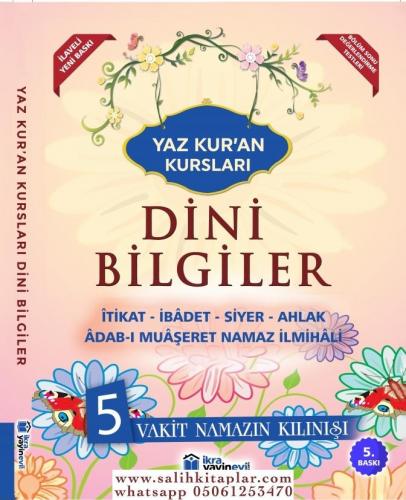 Dini Bilgiler Yaz Kuran Kursuları - RENKLİ BASKI Muharrem Bozkaya