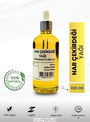 Bitkisel %100 Doğal Nar Çekirdeği Yağı Bitkisel Yağlar 100 ml--!!!!ÜCRETSİZ KARGO OLDUĞU İÇİN PTT KARGO İLE GÖNDERİM SAĞLANIYOR!!!!