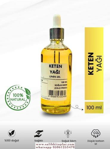 Bitkisel %100 Doğal Keten Tohumu Yağı Bitkisel Yağlar 100 ml-!!!!ÜCRET