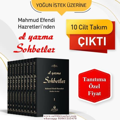 El Yazma Sohbetler | Efendi hz. 10 Cilt Takım Mahmud Ustaosmanoğlu (K.