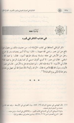 Et Tezkire fi Ahvalil Mevta ve Umuril Ahire التذكرة في أحوال الموتى وأ