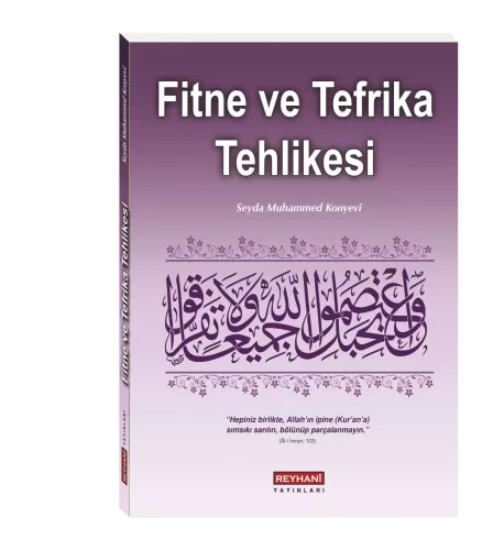 Fitne ve Tefrika Tehlikesi cep boy Seyda Muhammed Konyevi