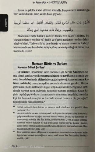 Hanefiler için ilmihal El Hediyyetül Alaiyye Muhammed Emin İbnu Abidin