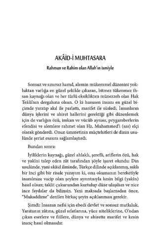 Kelam ve Akaid Risaleleri Kemalpaşazade