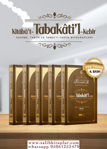 Kitabüt Tabakatil- Kebir Tabakat (5 Cilt) İbn Sad