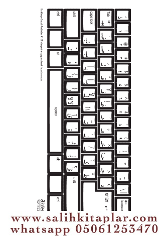 Arapça Sticker Klavye (Beyaz Pc)
