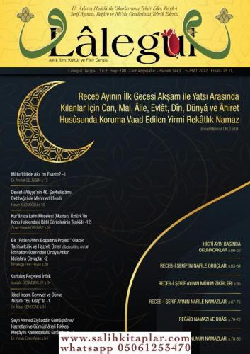 Lalegül Dergi Şubat 2022 - Sayı 108 Ahmet Mahmut Ünlü