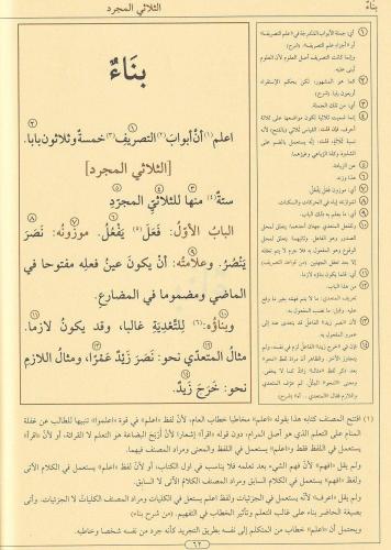 Mecmuatüs Sarf Arapça | Emsile Bina Maksud İzzi - مجموعة الصرف İsmail 