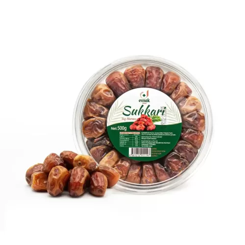 Medine Sukkari Yaş Hurma 500 Gr Evsak