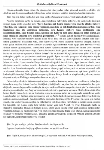 Mektubatı Rabbani Metin ve Tercümesi 2 Cilt Takım El İmam Er Rabbani A