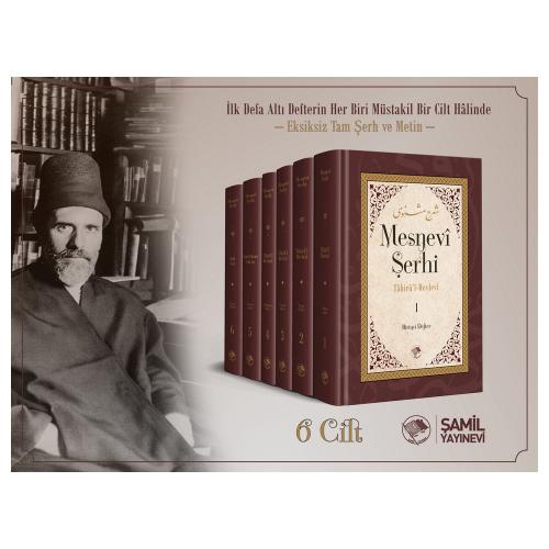 Mesnevi Şerhi Tahirul Mevlevi 6 Cilt Takım - ÜCRETSİZ KARGO ptt kargo 