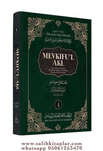 Mevkıful Akl 4 Mustafa Sabri Efendi