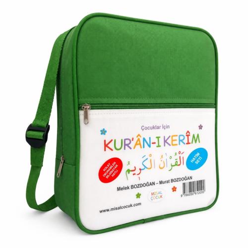 Çocuklar İçin Kuranı Kerim Seti 30 Cüz Takım ÇANTALI - ücretsiz kargo ptt kargodur