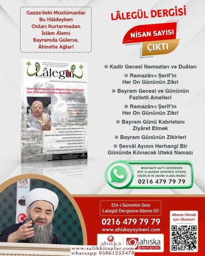 Lalegül Dergisi Nisan 2024 Sayı 134 Ahmet Mahmut Ünlü