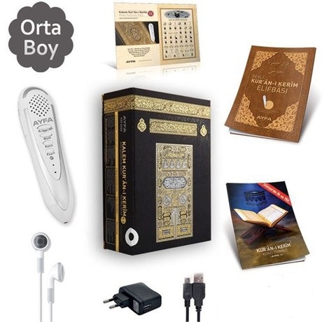 003 - Lüx Kutu Cami Boy Kalem Kuran-ı Kerim Seti V 7.1 - 16 GB Hafız O