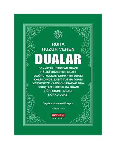 Ruha Şifa Veren Dualar Cep Boy Seyda Muhammed Konyevi