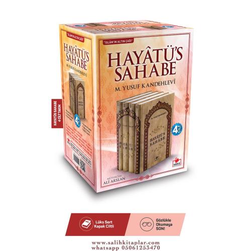 Hayatüs Sahabe 4 Cilt Takım - Yeni Baskı Muhammed Yusuf Kandehlevi الش