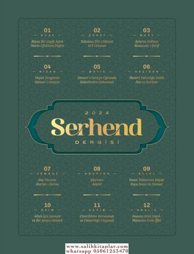 Serhend Dergisi ve Çocuk Eki - 2024 12 Aylık Seri - Ciltli