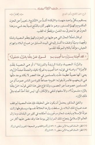 Şerhu Hanin el Mütefecci ve Enin el Mütevecci - شرح حنين المتفجِّع وأن
