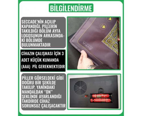 Benim Seccadem Çocuklar İçin Sesli Konuşan Namaz Kıldıran Seccade İlmi